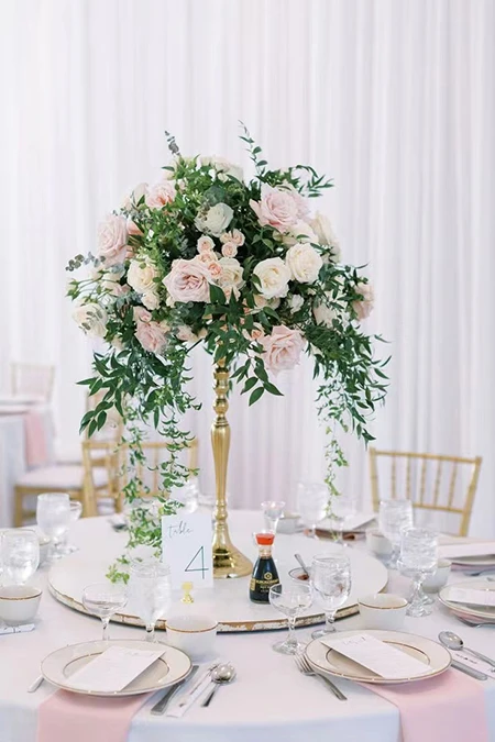 gold floral stand gold floral stand
