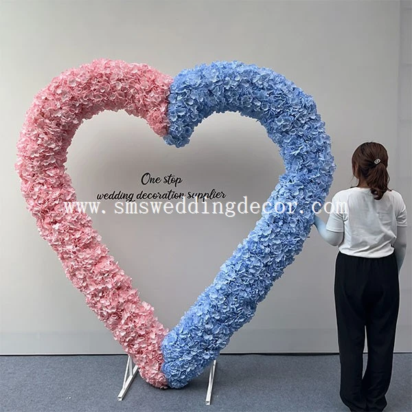 hydrangea wedding arch