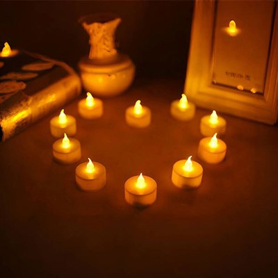 Açık Hava Alevsiz Mumlar