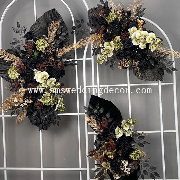 wedding ceremony arch flowers